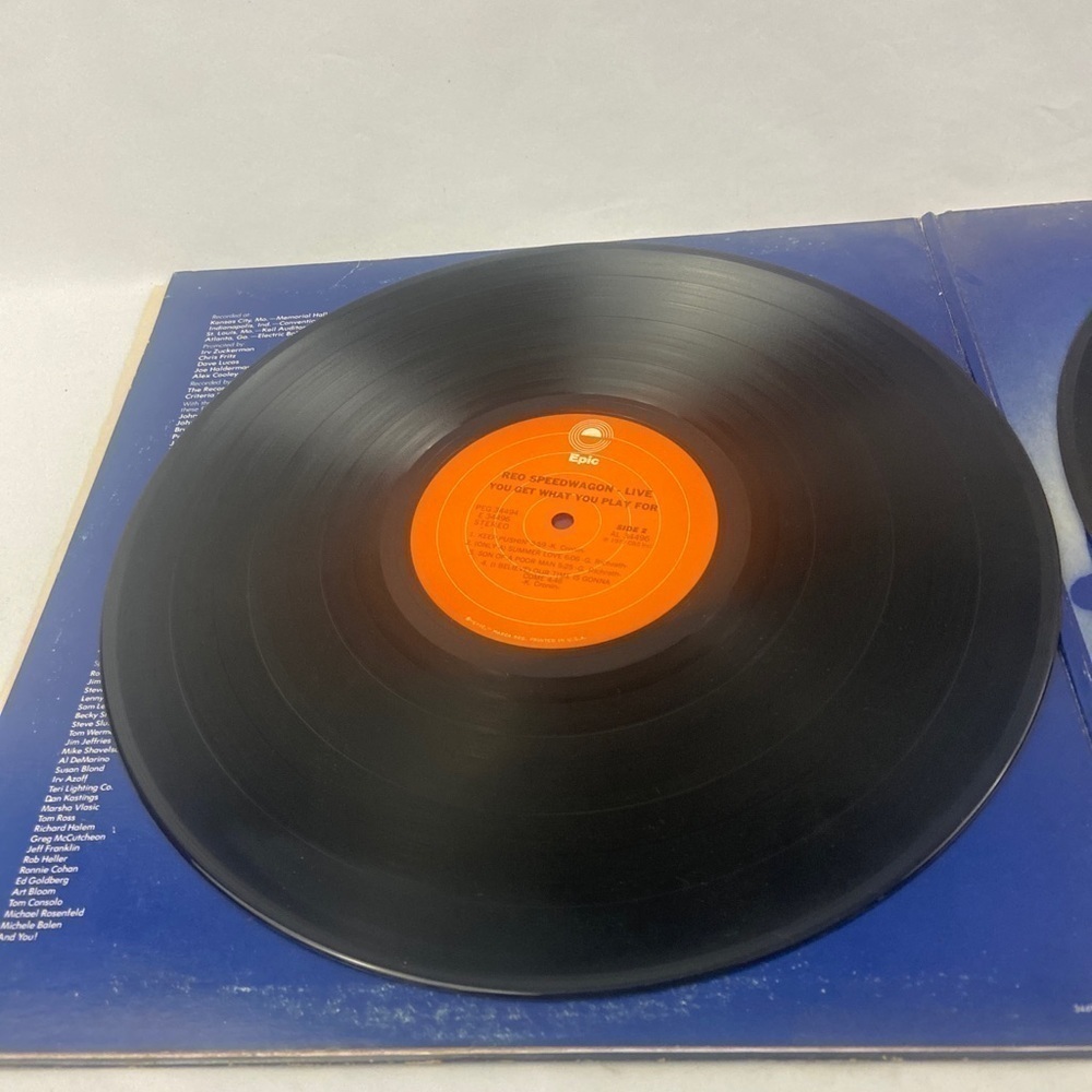 REO Speedwagon LP LIVE You Get What You Play For - Picture 9 of 11